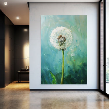Single Flower Oil Painting